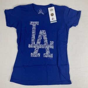 Blue LA Dodgers Graphic T-Shirt